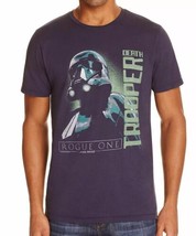 Star Wars Death Trooper Tee Shirt Mens L Navy Blue Short Sleeve &#39;Rogue One&#39; - $11.40