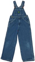 Boys John Deere Jean Denim Overalls Nice Shape Youth Medium Wash Size 7 - $17.99