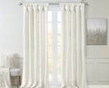 Madison Park Emilia Faux Silk Single Curtain With Privacy Lining, Diy, W... - $35.93