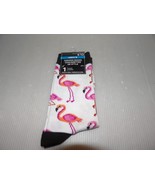 New Men&#39;s Dress Fashion Socks-Pink Flamingo&#39;s-Size 6-12 NWT - £4.68 GBP