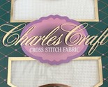Charles Craft Aida Cross Stitch Fabric 14 Count 12 x 18 Inches Antique W... - $11.29