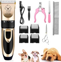 Dog Grooming kit Low Noise Rechargeable Dog Clippers for Dog - $25.91