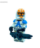 Hgift 332nd Clone Trooper Minifigure Star Wars Ahsoka Clone with Armor U... - $8.99