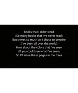 THOUGHTFUL INSPIRATIONAL QUOTE SO MANY BOOKS I DIDN&#39;T READ  PUBLICITY PHOTO - $8.06 CAD+