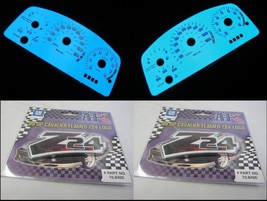 95-99 Chevy Cavalier Manual Stick Indiglo Glow Gauges W/Tach &amp; Z24 Emble... - $29.69