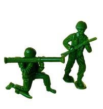 MPC Army Men Toy Soldier plastic military figure lot WW2 marx WWII bazooka rifle - £11.61 GBP