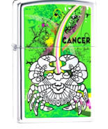 Rare Retired Astrological Cancer Zippo Lighter - €41,20 EUR