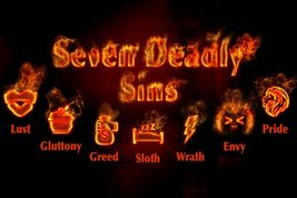 Haunted Seven Deadly Sins Curse Pain Suffering Destruction Harm Lonely O... - $34.00