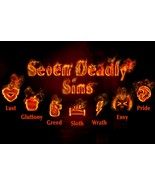 Haunted Seven Deadly Sins Curse Pain Suffering Destruction Harm Lonely Outcast - $34.00