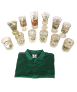 12 x 1980/90s VELTINS Ritzenhoff VALUE PACK German Beer Glasses & Polo Shirt - $174.45