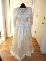 Jessica Mcclitock 1989 Ladies Cleaned &amp; Preserved Wedding Gown Size 6 (LNC) - £79.09 GBP