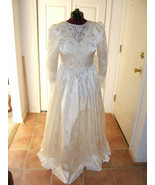 Jessica Mcclitock 1989 Ladies Cleaned &amp; Preserved Wedding Gown Size 6 (LNC) - £77.58 GBP