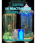 Drakeol Rain Lamp Oil 64oz CLEAR Turns Electric Blue Under UV Black Light!  - $935.06 MXN