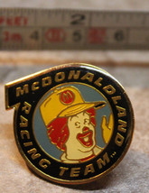 McDonalds Ronald Racing Team Collectible Pinback Pin Button - £8.70 GBP