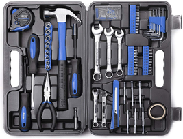 148Piece Tool Set General Household Hand Tool Kit with Plastic Toolbox S... - $45.08