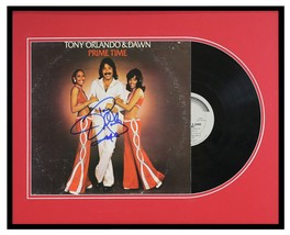 Tony Orlando Signed Framed 1974 Prime Time Record Album Display - $123.74