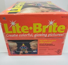Vintage 1994 Lite Light Brite Bright Toy In Box W/ Pegs &amp; 8 Unused Papers Works - £59.98 GBP