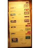 Lot of 46 First Day of Issue Envelopes from the 1940&#39;s USPS Used - £47.86 GBP