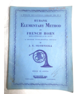 1934 Rubank Elementary Method for French Horn #37 Sheet Music J. SKORNIC... - £8.20 GBP