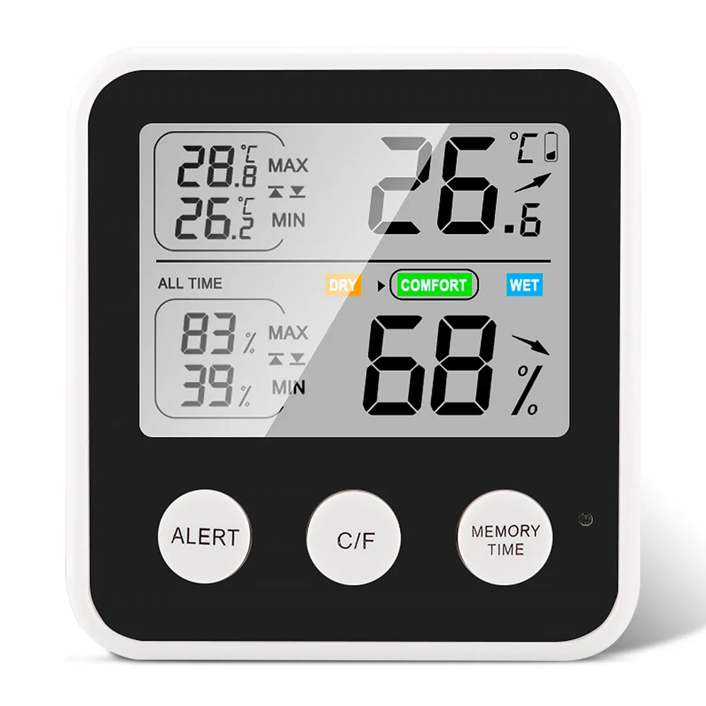 Digital Max/Min Temperature Humidity Gauge Baby Room High Accuracy Thermometer H - £168.46 GBP