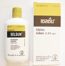 SELSUN Anti-Dandruff Itching Selenium Sulfide 2.5% Shampoo 60ml./2oz. - $27.95