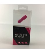 Vibe Sound Ultra Slim Bluetooth Headset Lightweight Pink Wireless New - $24.24 CAD