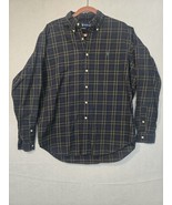 Ralph Lauren Classic Fit Long Sleeve Plaid Button-Down Shirt L - $24.68