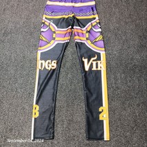 Minnesota Vikings Athletic Tight Leggings Yoga Pants Women 24x 26 - £12.46 GBP