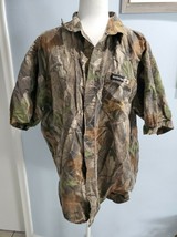 Winchester Men&#39;s Real Tree Camo Hunting Short Sleeve Shirt Size XL - £11.72 GBP