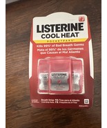 Listerine Cool Heat PocketPaks Cinnamon Breath Strips 3 Pack = 72 Strips... - $1,172.76 MXN
