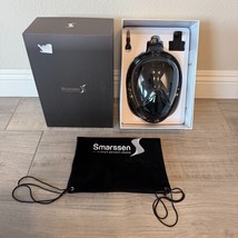 Smarssen Snorkel Mask Set, Black Color, Size Small - $37.57 CAD