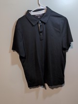 Michael Kors Men&#39;s Large Black Polo Shirt, Cotton Blend Golf Shirt, Casu... - $9.90