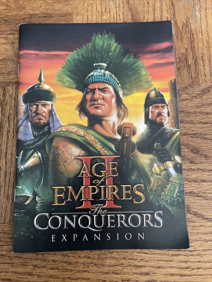 Age Of Empires 2 Conquerors Expansion Owners Manual Cd Rom - $24.63