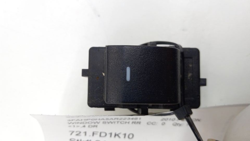 Ford Fusion Power Window Switch Right Passenger Side Rear 2011 2010 2009... - $11.96