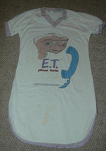 Vintage 1982 ET Phone Home Sleep Night Shirt Short SLeeve Girl Teen Youth - £28.03 GBP