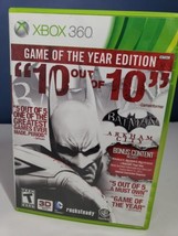 Batman: Arkham City Game of the Year Edition (Microsoft Xbox 360, 2012) Complete - £5.42 GBP