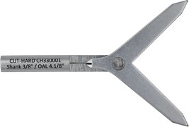 Round Bar Center Finder - 4.1/8&quot; Length, 3/8&quot; Shank, Bright Finish with ... - $20.99