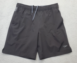 Speedo Swim Trunk Shorts Men Medium Multi Stretch Lined Elastic Waist Drawstring - $20.32