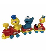 Vintage Big Bird’s Wind Up Train IIIco Sesame Street 1980 Bert, Cookie M... - $29.67 CAD
