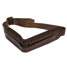 Vintage Tooled Leather Rifle Ammo Cartridge Belt Fits .223 / 5.56 Wester... - €33,86 EUR