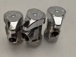Pack of 3 Variety of Sizes BRASSCRAFT Angle Stop Valve 1/2" Compression ... - $21.46
