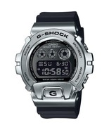 CASIO G-SHOCK GM-6900U-1JF Digital Silver Black Metal Bezel Men&#39;s Watch New - $3,140.26 MXN