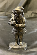 Michael Ricker Pewter Santa With Bag Of Toys - £16.07 GBP