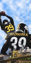 Pittsburgh Steelers NFL Football Sign Fitzpatrick #39 Wall Decor - $34.67 CAD