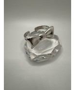 Vintage Sterling Silver Bow Tie Cuff Bracelet 2.25” - €85,38 EUR
