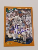 John Halama Seattle Mariners 2002 Topps Autograph Card #507 READ DESCRIPTION - £3.81 GBP