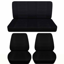 Fits 1962 Ford Falcon 2 dr sedan Front buckets and solid Rear seat cover... - $130.54