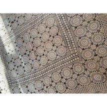 Vintage Crocheted Tablecloth 42 x 68 inches - £45.79 GBP