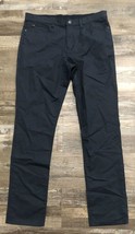 English Laundry Mens 34x34 Navy Blue Flat Front Casual Chino Pants - $18.49