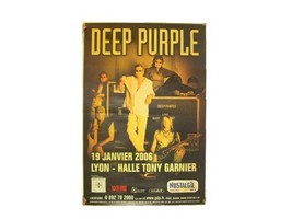 Deep Purple Concert Poster 2006 Band Shot - $44.81